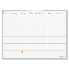 AT-A-GLANCE WallMates Self-Adhesive Dry-Erase Monthly Planning Surface, White, 24" x 18" AAGAW502028