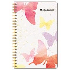AT-A-GLANCE Watercolors Weekly/Monthly Planner, 5-1/2 x 8-1/2, Floral Cover, 2013 AAG791200G