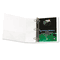 Aurora Products Earthview D-Ring Presentation Binder, 3" Capacity, White AUA20379