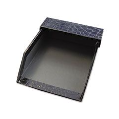 Aurora Products ProFormance Crocodile Memo Tray for 4 x 6 Notes, Black AUA09179