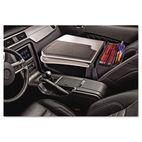 AutoExec Car Desk with Retractable Writing Surface and Supply Organizer, Gray AUE10000
