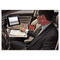 AutoExec Car Desk with Retractable Writing Surface, Tablet Mount, Supply Organizer, Gray AUE10004
