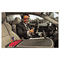 AutoExec Car Desk with Retractable Writing Surface, Tablet Mount, Supply Organizer, Gray AUE10004