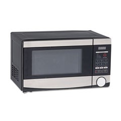Avanti .7 Cu. Ft. Capacity Microwave Oven, 700 Watts, Stainless Steel and Black AVAMO7212SST
