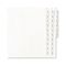 Avery Allstate-Style Legal Index Dividers, 25-Tab, Exhibit A-Z, Letter, White, 26/Pack AVE82105