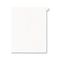 Avery Allstate-Style Legal Side Tab Divider, Title: 1, Letter, White, 25/Pack AVE82199