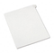 Avery Allstate-Style Legal Side Tab Divider, Title: 1, Letter, White, 25/Pack AVE82199