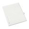 Avery Allstate-Style Legal Side Tab Divider, Title: 10, Letter, White, 25/Pack AVE82208