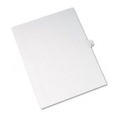 Avery Allstate-Style Legal Side Tab Divider, Title: 13, Letter, White, 25/Pack AVE82211