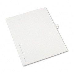 Avery Allstate-Style Legal Side Tab Divider, Title: 14, Letter, White, 25/Pack AVE82212