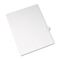 Avery Allstate-Style Legal Side Tab Divider, Title: 17, Letter, White, 25/Pack AVE82215