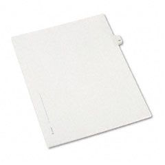 Avery Allstate-Style Legal Side Tab Divider, Title: 19, Letter, White, 25/Pack AVE82217