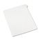 Avery Allstate-Style Legal Side Tab Divider, Title: 2, Letter, White, 25/Pack AVE82200