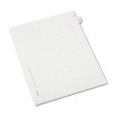 Avery Allstate-Style Legal Side Tab Divider, Title: 23, Letter, White, 25/Pack AVE82221