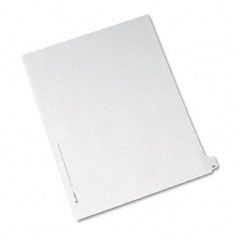 Avery Allstate-Style Legal Side Tab Divider, Title: 26, Letter, White, 25/Pack AVE82224