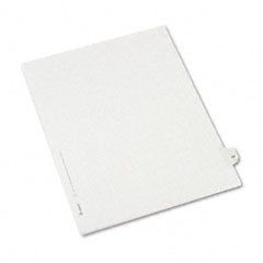 Avery Allstate-Style Legal Side Tab Divider, Title: 29, Letter, White, 25/Pack AVE82227