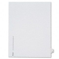 Avery Allstate-Style Legal Side Tab Divider, Title: 3, Letter, White, 25/Pack AVE82201