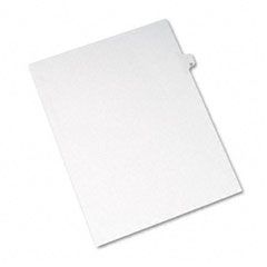 Avery Allstate-Style Legal Side Tab Divider, Title: 32, Letter, White, 25/Pack AVE82230