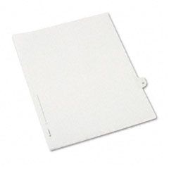 Avery Allstate-Style Legal Side Tab Divider, Title: 33, Letter, White, 25/Pack AVE82231
