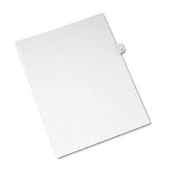 Avery Allstate-Style Legal Side Tab Divider, Title: 34, Letter, White, 25/Pack AVE82232