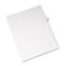 Avery Allstate-Style Legal Side Tab Divider, Title: 34, Letter, White, 25/Pack AVE82232