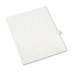 Avery Allstate-Style Legal Side Tab Divider, Title: 35, Letter, White, 25/Pack AVE82233