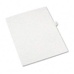 Avery Allstate-Style Legal Side Tab Divider, Title: 36, Letter, White, 25/Pack AVE82234