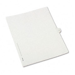 Avery Allstate-Style Legal Side Tab Divider, Title: 37, Letter, White, 25/Pack AVE82235