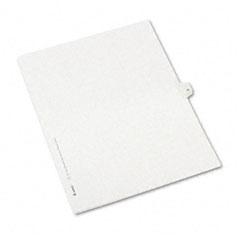 Avery Allstate-Style Legal Side Tab Divider, Title: 38, Letter, White, 25/Pack AVE82236