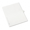 Avery Allstate-Style Legal Side Tab Divider, Title: 38, Letter, White, 25/Pack AVE82236