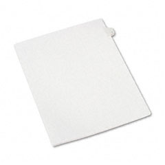 Avery Allstate-Style Legal Side Tab Divider, Title: 4, Letter, White, 25/Pack AVE82202
