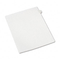 Avery Allstate-Style Legal Side Tab Divider, Title: 4, Letter, White, 25/Pack AVE82202