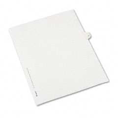 Avery Allstate-Style Legal Side Tab Divider, Title: 41, Letter, White, 25/Pack AVE82239
