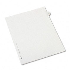 Avery Allstate-Style Legal Side Tab Divider, Title: 47, Letter, White, 25/Pack AVE82245