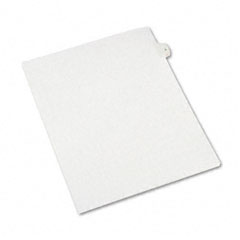 Avery Allstate-Style Legal Side Tab Divider, Title: 5, Letter, White, 25/Pack AVE82203