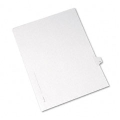 Avery Allstate-Style Legal Side Tab Divider, Title: 8, Letter, White, 25/Pack AVE82206