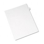 Avery Allstate-Style Legal Side Tab Divider, Title: E, Letter, White, 25/Pack AVE82167