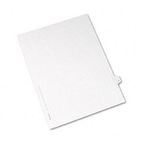 Avery Allstate-Style Legal Side Tab Divider, Title: F, Letter, White, 25/Pack AVE82168