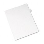 Avery Allstate-Style Legal Side Tab Divider, Title: G, Letter, White, 25/Pack AVE82169