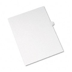 Avery Allstate-Style Legal Side Tab Divider, Title: K, Letter, White, 25/Pack AVE82173