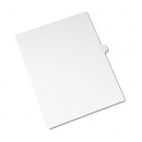 Avery Allstate-Style Legal Side Tab Divider, Title: L, Letter, White, 25/Pack AVE82174