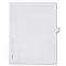 Avery Allstate-Style Legal Side Tab Divider, Title: O, Letter, White, 25/Pack AVE82177