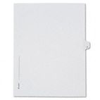 Avery Allstate-Style Legal Side Tab Divider, Title: O, Letter, White, 25/Pack AVE82177