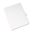 Avery Allstate-Style Legal Side Tab Divider, Title: P, Letter, White, 25/Pack AVE82178