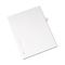 Avery Allstate-Style Legal Side Tab Divider, Title: R, Letter, White, 25/Pack AVE82180