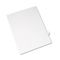 Avery Allstate-Style Legal Side Tab Divider, Title: U, Letter, White, 25/Pack AVE82183