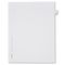 Avery Allstate-Style Legal Side Tab Divider, Title: W, Letter, White, 25/Pack AVE82185