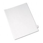 Avery Allstate-Style Legal Side Tab Divider, Title: X, Letter, White, 25/Pack AVE82186
