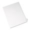 Avery Allstate-Style Legal Side Tab Divider, Title: Y, Letter, White, 25/Pack AVE82187