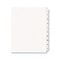 Avery Allstate-Style Legal Side Tab Dividers, 10-Tab, I-X, Letter, White, 10/Set AVE82319